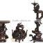 High quality home decor Dragon and bamboo design Vase,incenseburner,and candlestick set made in Japan, small lot order available