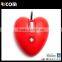 Heart Shaped Computer Mouse, Custom Design Wired Mouse Shenzhen Ricom MO7009