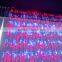 Colorful decorative plastic fiber optic modern lighting curtain lighting led christmas curtain