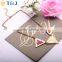 <<<2016 Hot Alloy Fashion Bohemian Style Geometrical Triangle Beaded Necklace Jewelry for Women/
