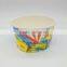 Food Grade Frozen Disposable Paper Yogurt Cup with Dome Lid