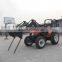 High quality Garden tractor front loader with Bale Fork for sale