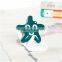 star shape of instrument ocarina of 6 holes