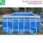 rectangular metal frame pool metal frame swimming pool