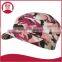 Pre curved bill smooth cotton fitted military cap