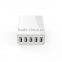 Trusda Private Label 5V 2.4A Portable USB Wall Charger 5 Ports Mobile Charger