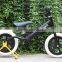 ANDER UltraLite (4.2 lbs) Balance Bike 12" For Ages 18 Months to 5 Years (Black / Black Wheels)