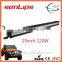 120W waterproof car led light bar 12v for trucks 25inch camping led strip light bar