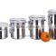 2016 stainless steel kitchen storage jar / storage box / canister set