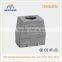ME-H10B-SK-4B-PG16, Industrial Al-Alloy Die-Cast Material IP65 NBR Side Entry Hoods of Heavy Duty Connector