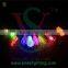 2wires Rubber 230V 100M LED festoon belt light with E27 lamp holder