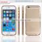 TPU back + PC frame diamond transparent case for iphone 6, for apple iphone 6 new case