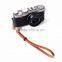 Thin leather hand strap instax mini camera strap