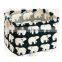 Small Cute Desktop Organizer Bag Case, Foldable Waterproof Printed Basket Basket