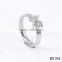 2016 new design stainles steel silver diamond ring jewelry