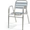 Outdoor Aluminum bistro arm chair
