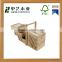 Solid high quality foldable customized professional design layered wooden sewing storage box