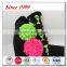 very cheap knit with pom-pom warm indoor boots for girls