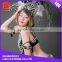 Hot sale unique feather beaded tassel decorated fantasy costumes for carnival