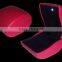 Red color PU leather material ring box 2 rings fitting