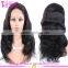 Wholesale Unprocessed Natural Color Body Wave Brazilian Human Hair Full Lace Wig In Stock