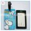 Custom silicone/pvc luggage tags, OEM soft PVC baggage tags, soft silicone bag tags for travel