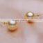 Charming Gray Simulated Pearl Gray Pearl Earrings Wholesale