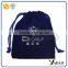 Resealable eco friendly security promotional velvet pouch with customized