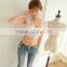 Sexy Camisole Tops, Short Womens Tank Tops 100% Cotton, Ladies Wrapped Chest