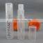 high quantity empty plastic perfume spray bottle 3ml made in china