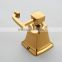 2015 BAOGEL I 12135 wall mounted for bathroom accessories gold fishing solid robe hook