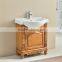 1068 Small bathroom wash basin mirror cabinet