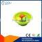 Hot sale popular food grade silicone collapsible fruit bowl