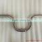 titanium bike handle bar bicycle handlebar bending handlebar with handing brush finished titanium handlebar width401-500mm