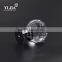 zinc alloy chrome plate furniture glass crystal knobs for cabinets