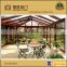 Aluminum Profile Double Tempered Glass Portable Sun Room