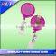 New design round shape plastic retractable yoyo badge reel