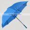 Double metal ribs plastic handle golf umbrella