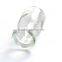 2014 100ml Cheap clear glass pudding bottle with plastic cap