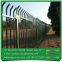China supply galvanized and pvc coated steel euro palisade fence