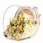 Food Storage Reusable Borosilicate Airtight Glass Jar With Bamboo Lid