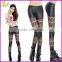 2014 Newest Design Very Hot Sexy Young Girls Gothic Punk Lace Leather Look Stretch Pants Leggings Tights Wholesale