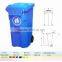 wholesale plastic trash cans 1100L large outside container