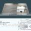export Iraq hot style JZ-825 100x50 stainless steel sink