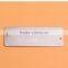 Equipment printed metal tag