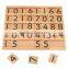 Wooden Mathematics teaching aid montessori Segen board