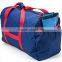 Perfect nylon water resistant duffel bag with shoe compartment