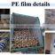 transparency and soft printed pe poly bag