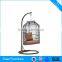 2016 Garden Furniture Bird Cage Shape Wicker Hanging Chair