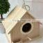 artificial wooden bird nest house